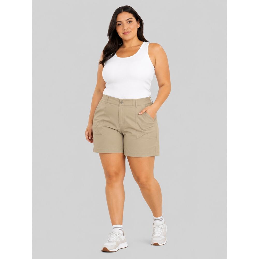 Columbia women's Active wear tan shorts size 16W